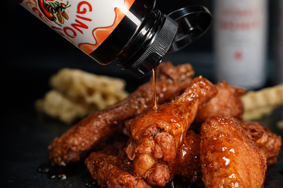 Crispy Hot Honey Chicken Wings